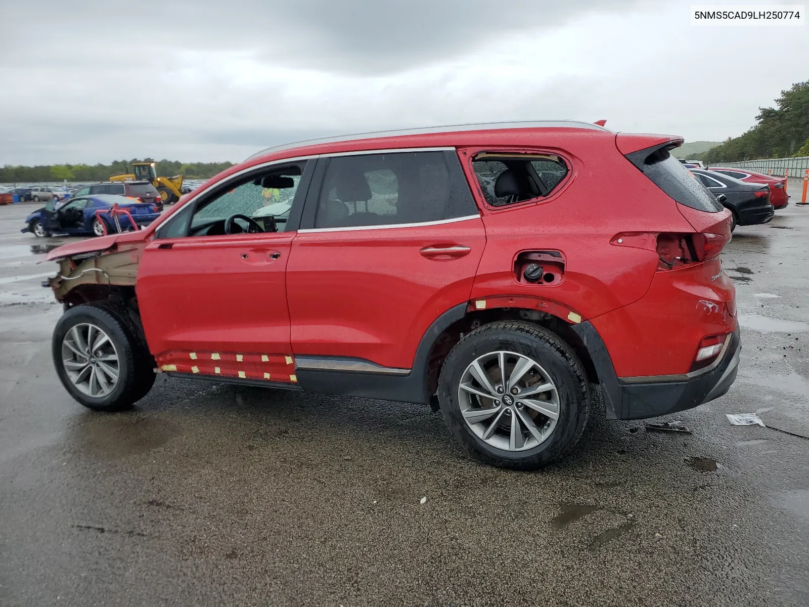 2020 Hyundai Santa Fe Limited VIN: 5NMS5CAD9LH250774 Lot: 52793634