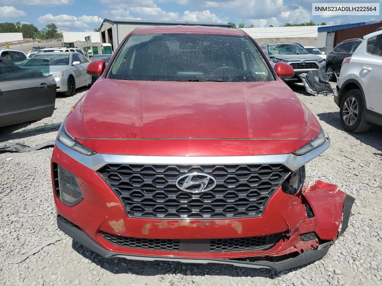 5NMS23AD0LH222564 2020 Hyundai Santa Fe Se