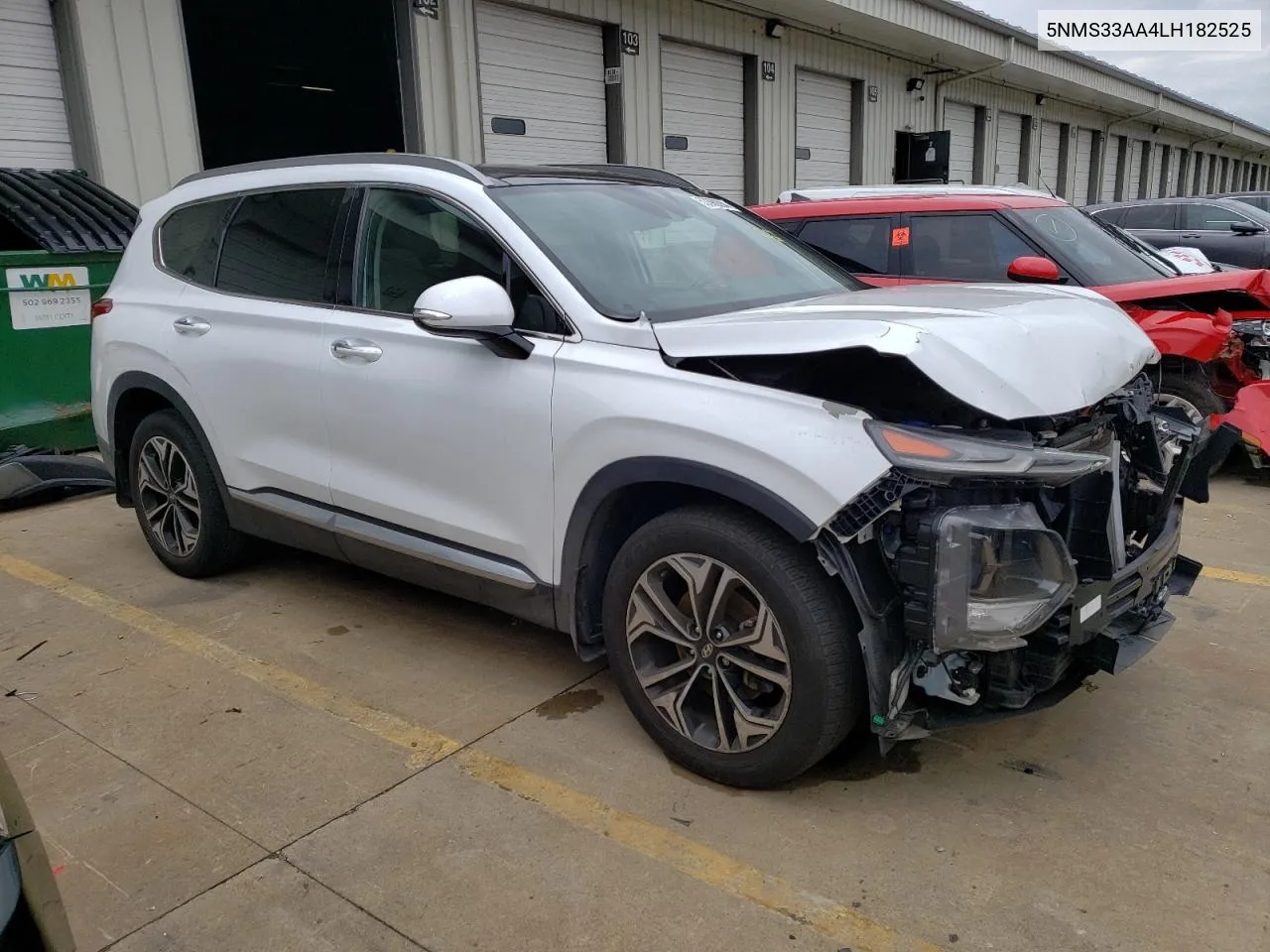 2020 Hyundai Santa Fe Sel VIN: 5NMS33AA4LH182525 Lot: 53390284