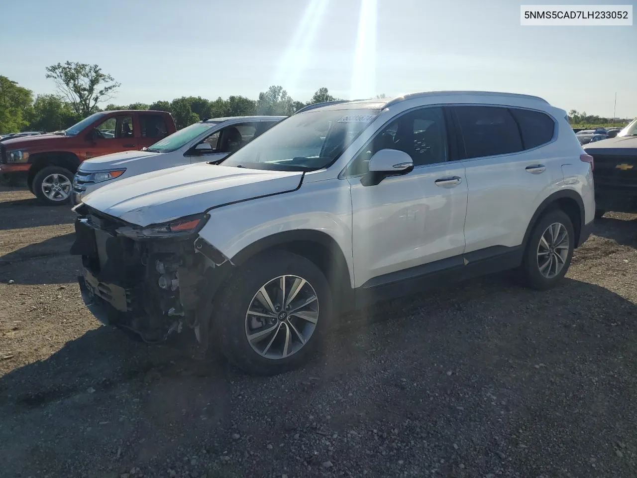 2020 Hyundai Santa Fe Limited VIN: 5NMS5CAD7LH233052 Lot: 56385674