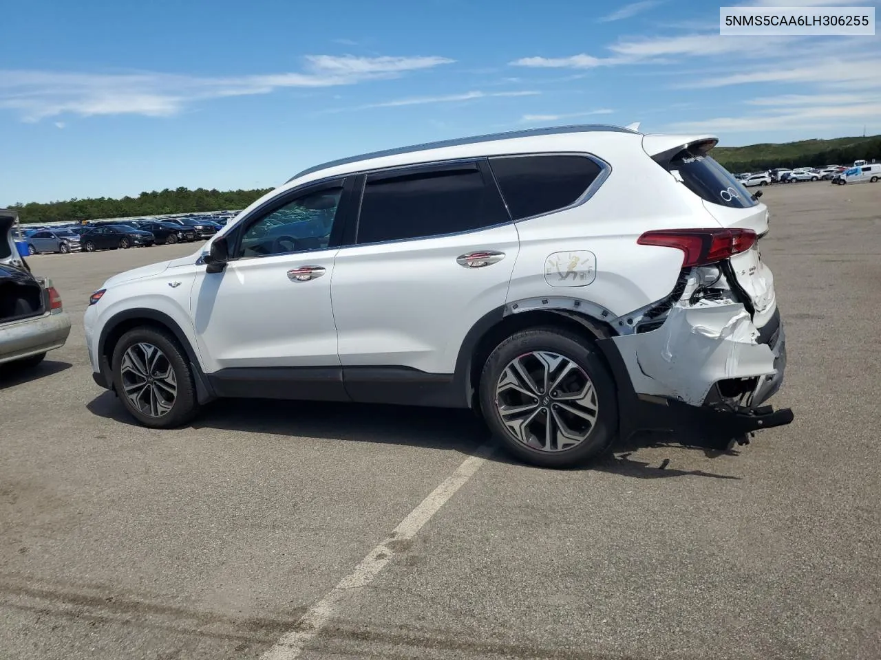 2020 Hyundai Santa Fe Limited VIN: 5NMS5CAA6LH306255 Lot: 56618284