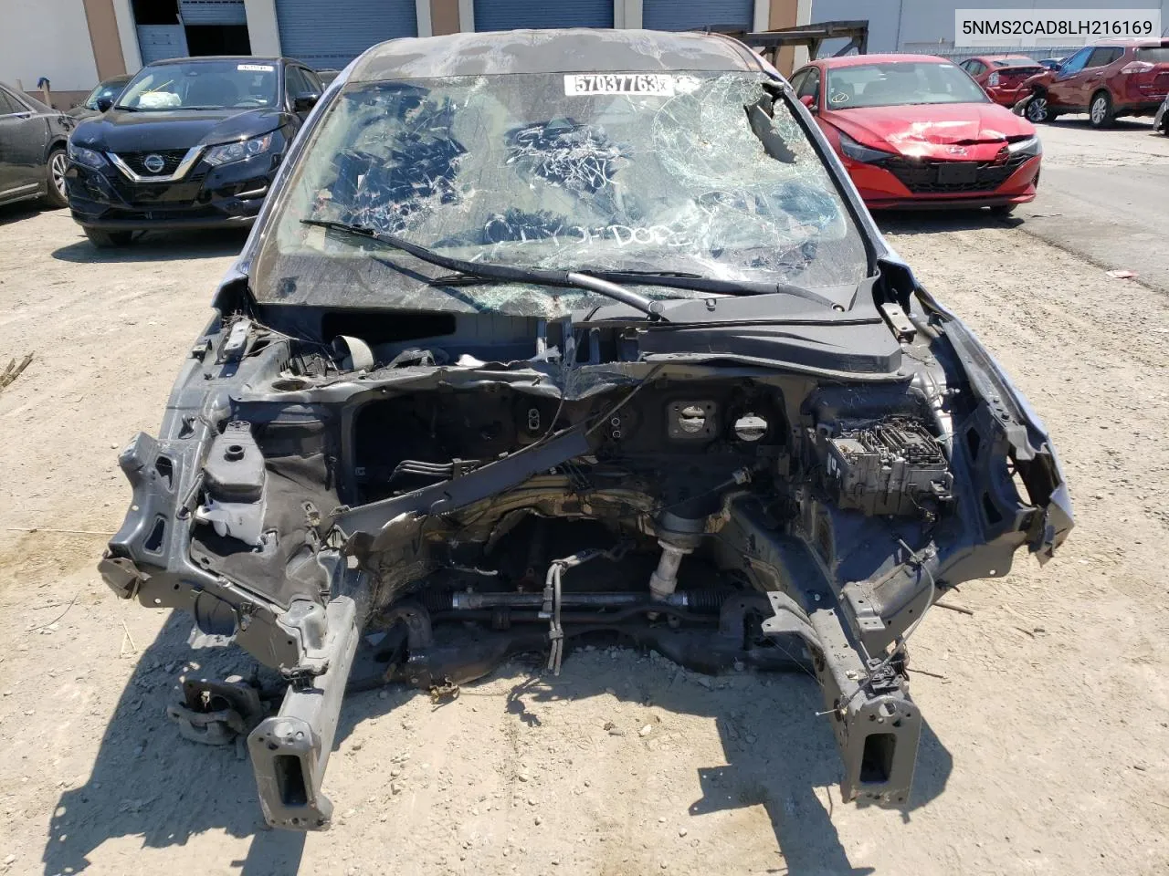 2020 Hyundai Santa Fe Se VIN: 5NMS2CAD8LH216169 Lot: 57037763