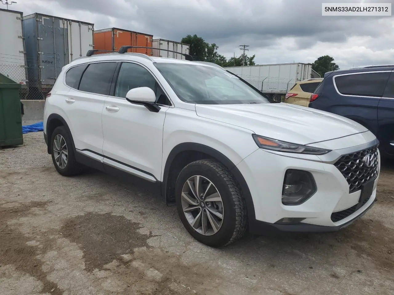 2020 Hyundai Santa Fe Sel VIN: 5NMS33AD2LH271312 Lot: 57934104