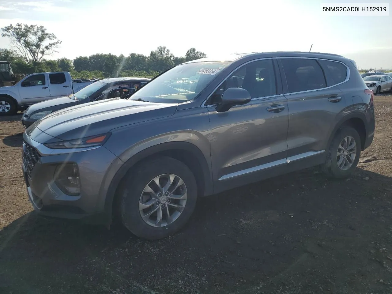 5NMS2CAD0LH152919 2020 Hyundai Santa Fe Se