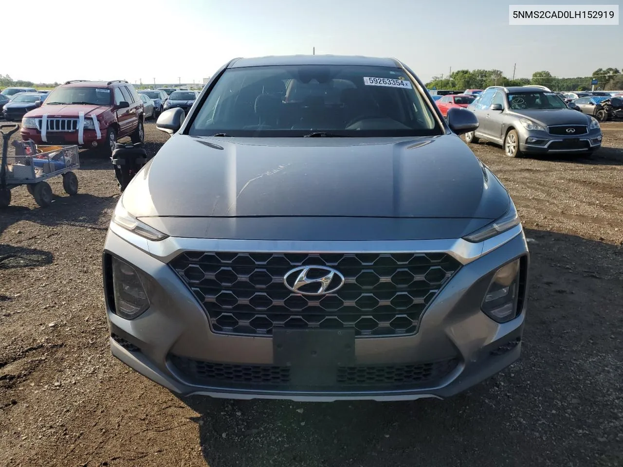 5NMS2CAD0LH152919 2020 Hyundai Santa Fe Se