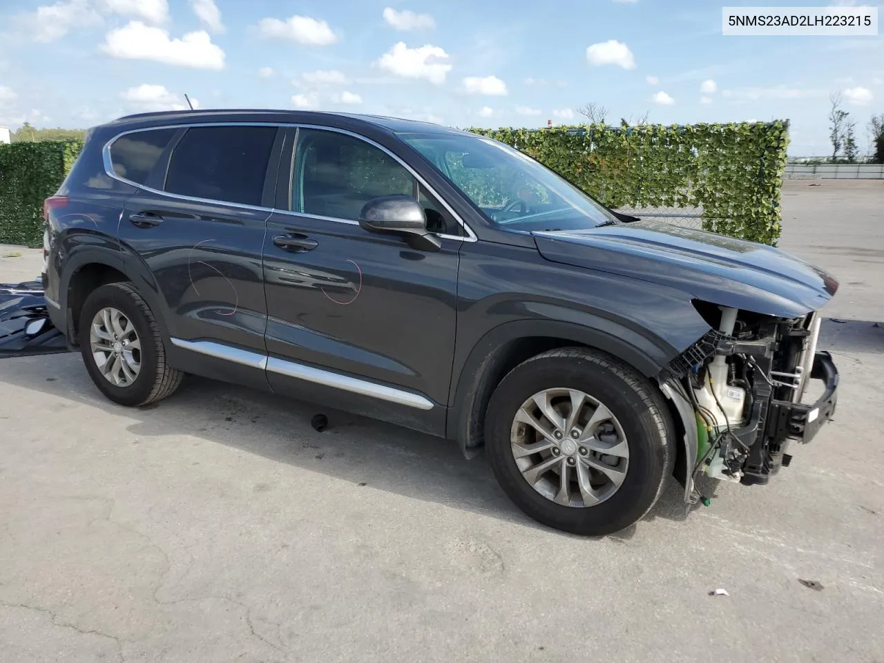 2020 Hyundai Santa Fe Se VIN: 5NMS23AD2LH223215 Lot: 59473834