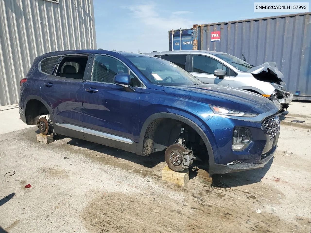 2020 Hyundai Santa Fe Se VIN: 5NMS2CAD4LH157993 Lot: 59667334