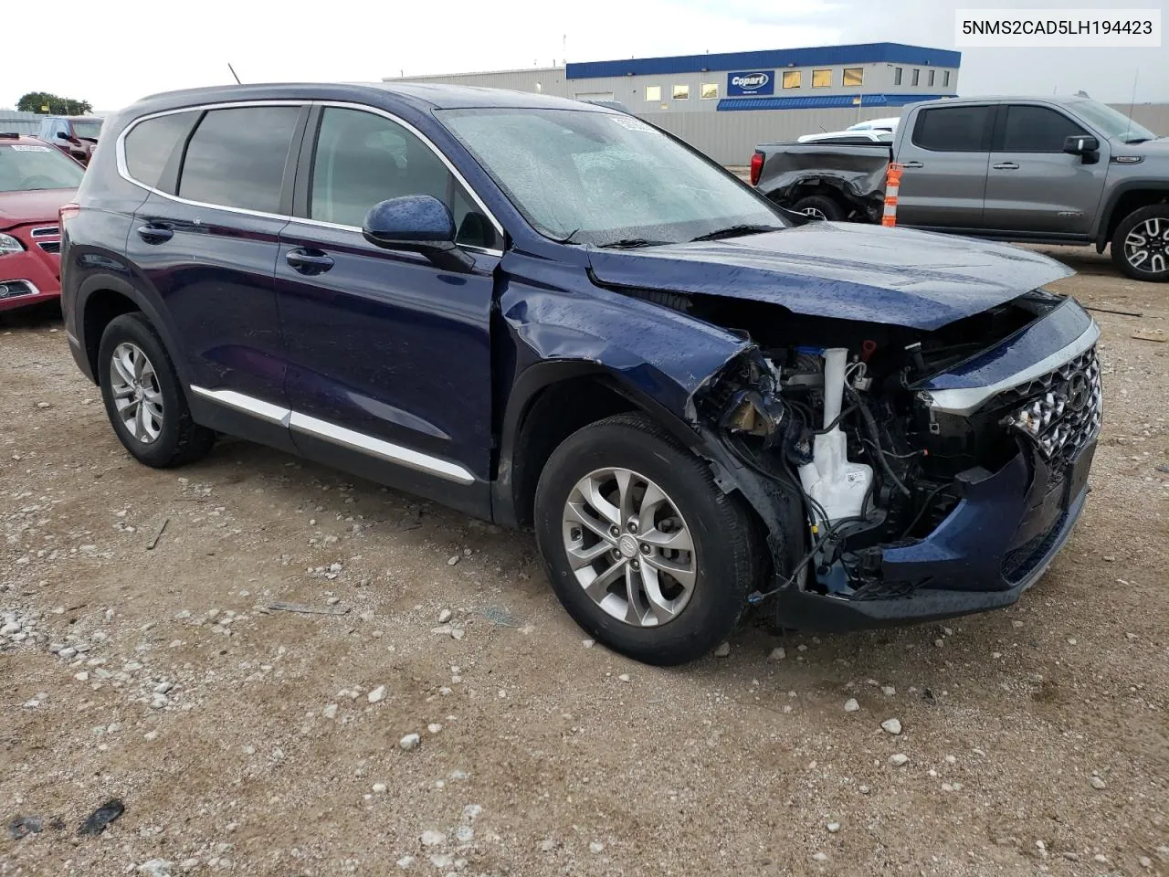 2020 Hyundai Santa Fe Se VIN: 5NMS2CAD5LH194423 Lot: 59735013