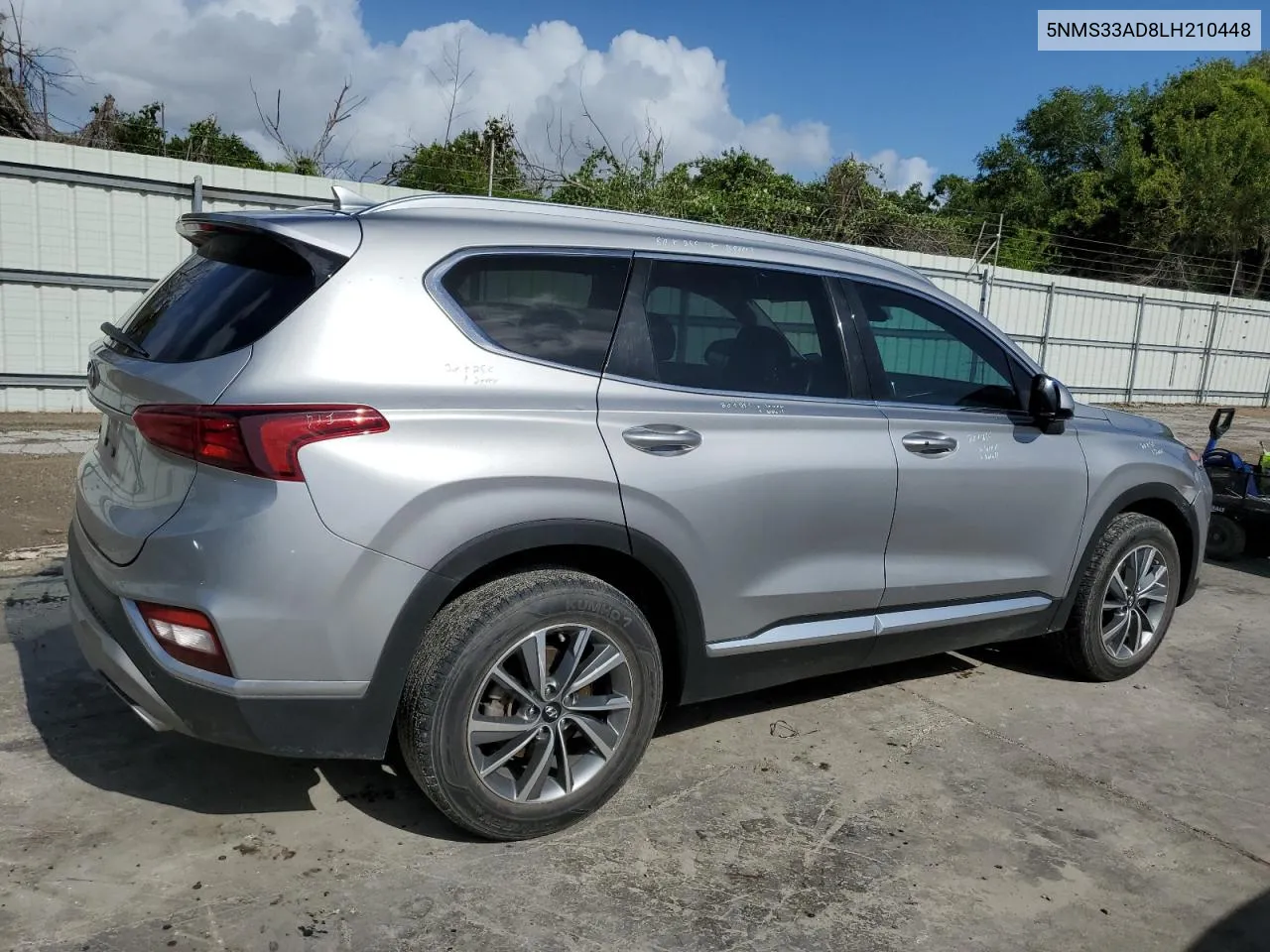 5NMS33AD8LH210448 2020 Hyundai Santa Fe Sel