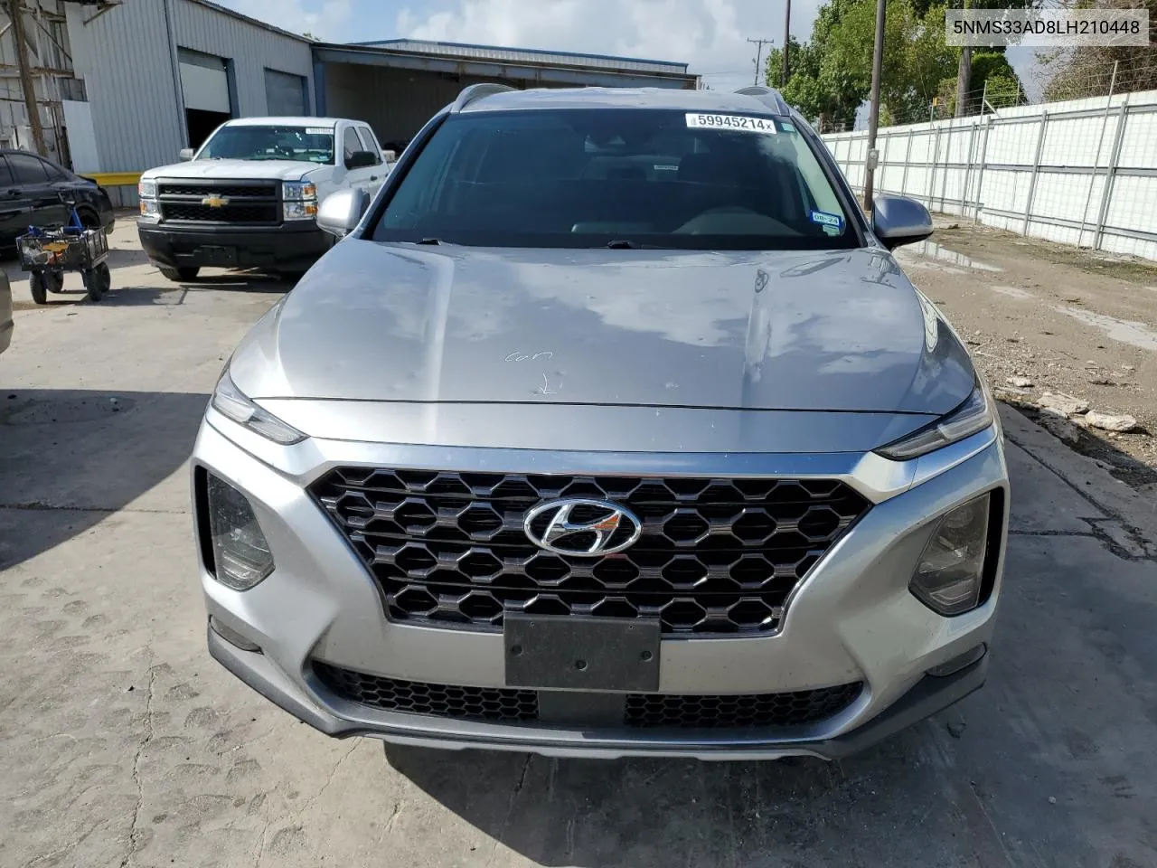 2020 Hyundai Santa Fe Sel VIN: 5NMS33AD8LH210448 Lot: 59945214