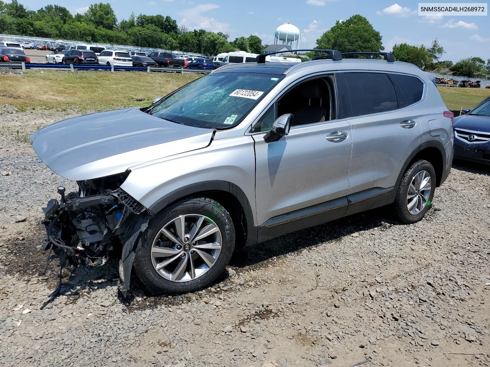 2020 Hyundai Santa Fe Limited VIN: 5NMS5CAD4LH268972 Lot: 60122054