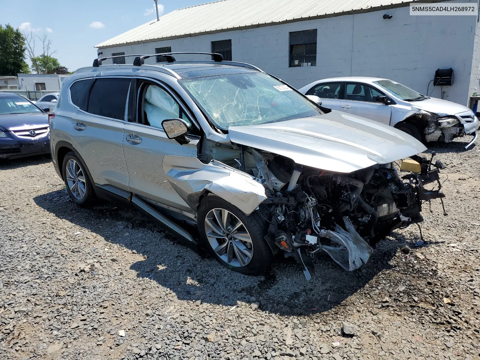 2020 Hyundai Santa Fe Limited VIN: 5NMS5CAD4LH268972 Lot: 60122054