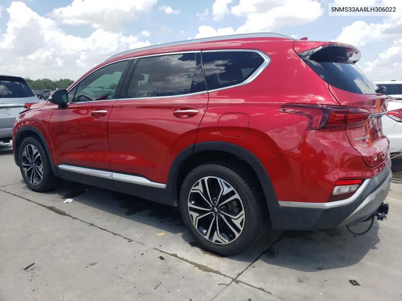 2020 Hyundai Santa Fe Sel VIN: 5NMS33AA8LH306022 Lot: 60161304