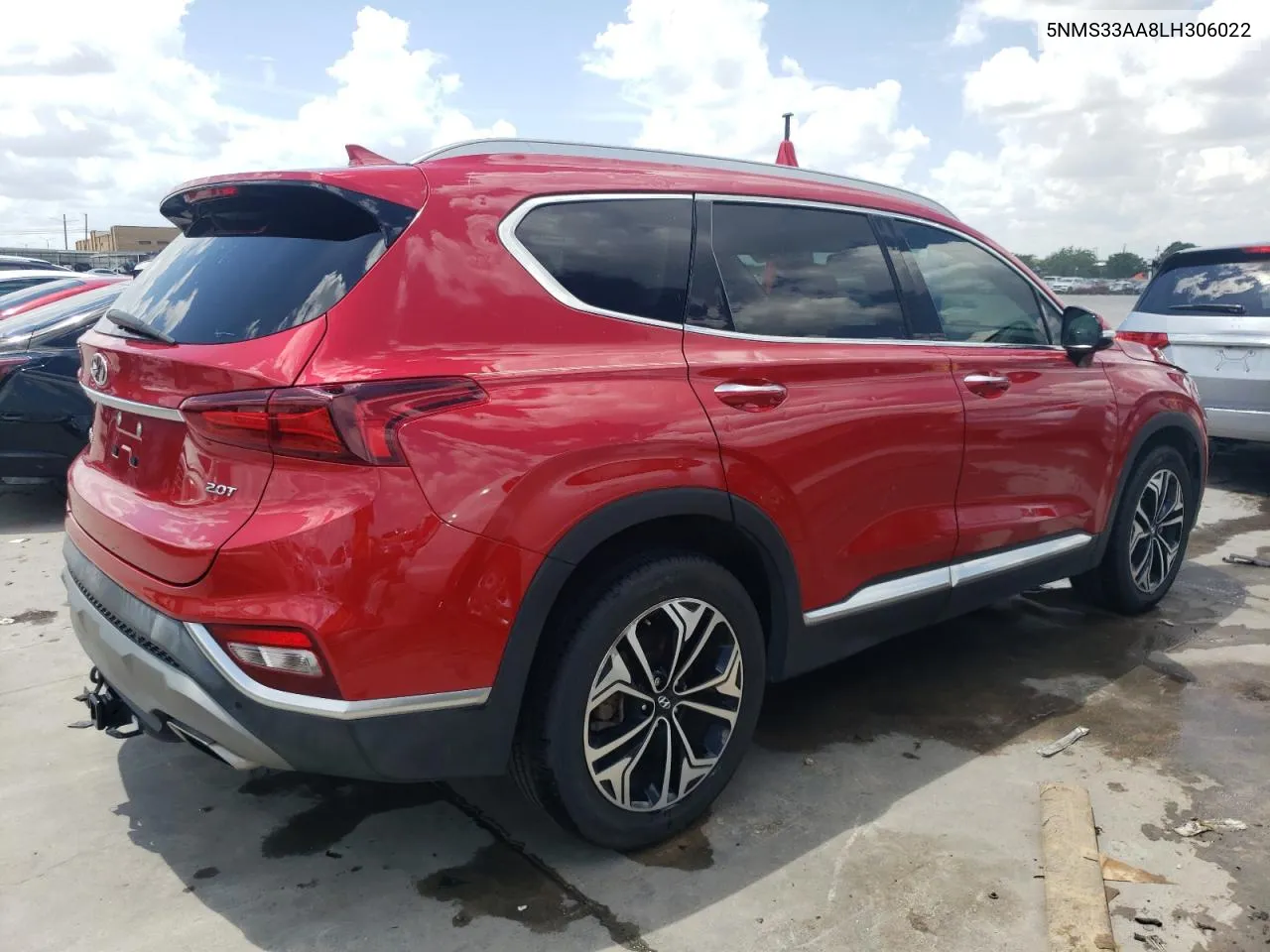 5NMS33AA8LH306022 2020 Hyundai Santa Fe Sel