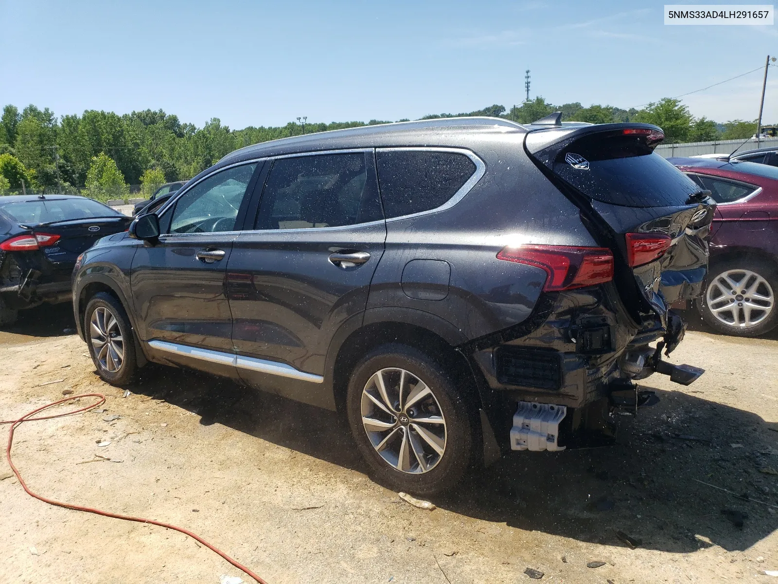 2020 Hyundai Santa Fe Sel VIN: 5NMS33AD4LH291657 Lot: 60901424