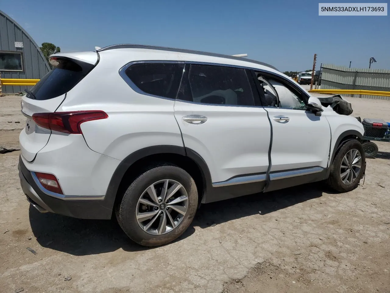 2020 Hyundai Santa Fe Sel VIN: 5NMS33ADXLH173693 Lot: 61466604