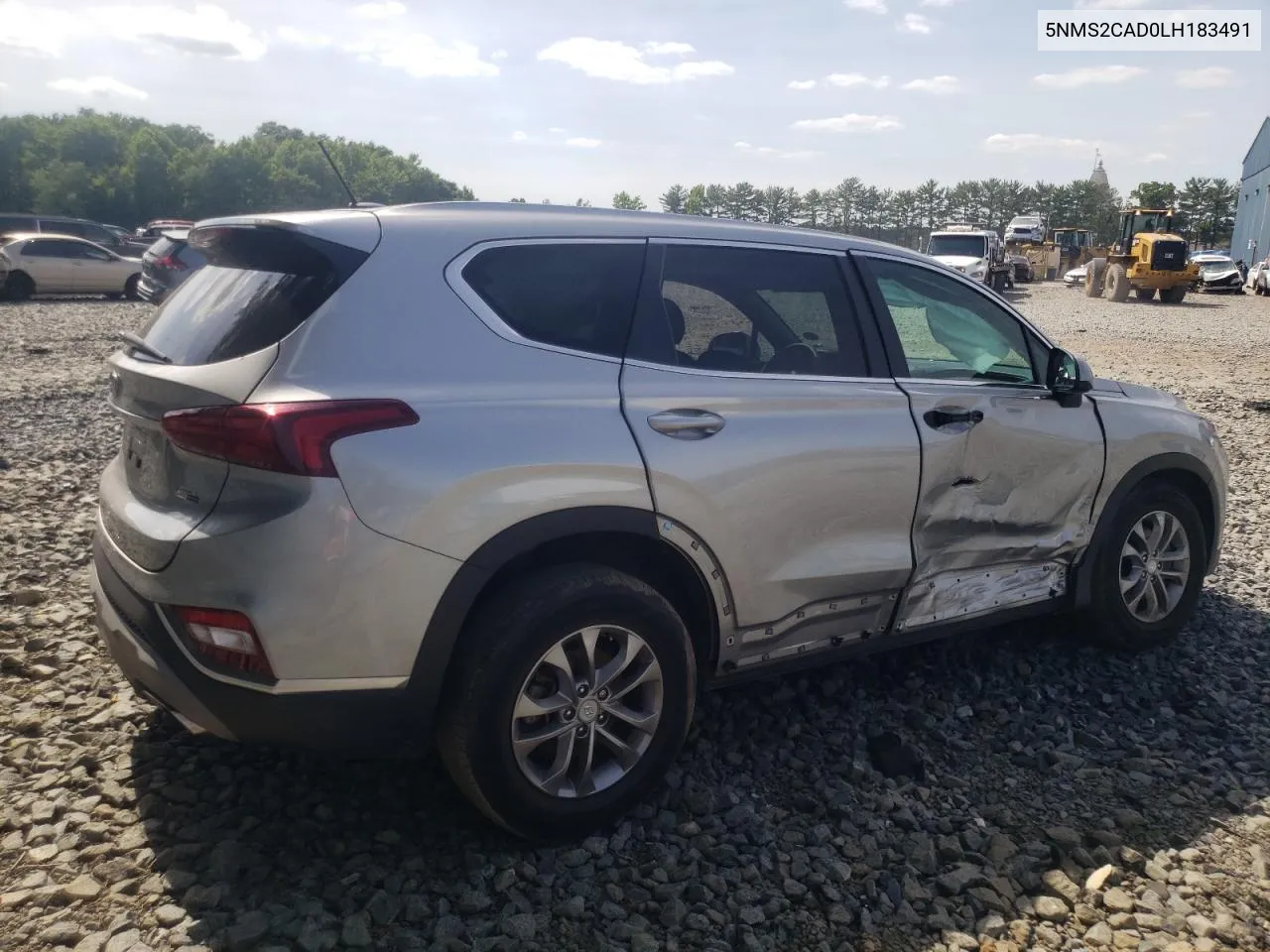 2020 Hyundai Santa Fe Se VIN: 5NMS2CAD0LH183491 Lot: 61727524