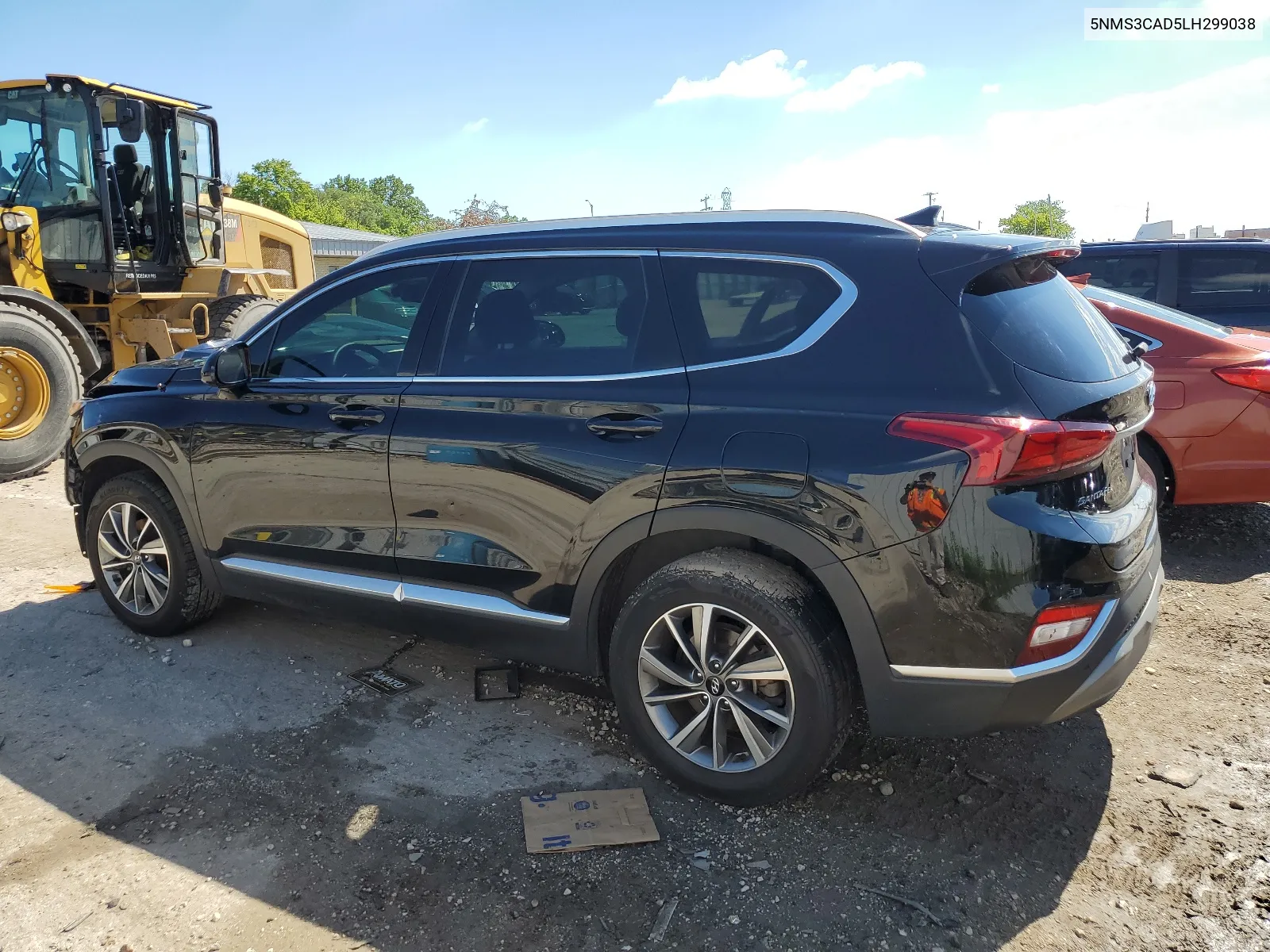 2020 Hyundai Santa Fe Sel VIN: 5NMS3CAD5LH299038 Lot: 61888214