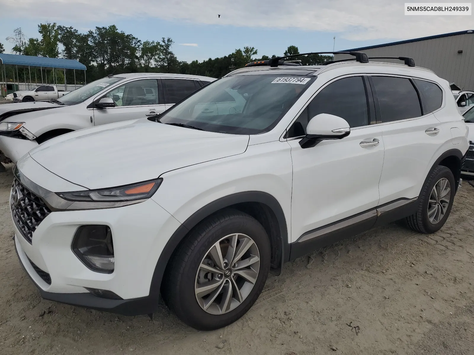 2020 Hyundai Santa Fe Limited VIN: 5NMS5CAD8LH249339 Lot: 61937794