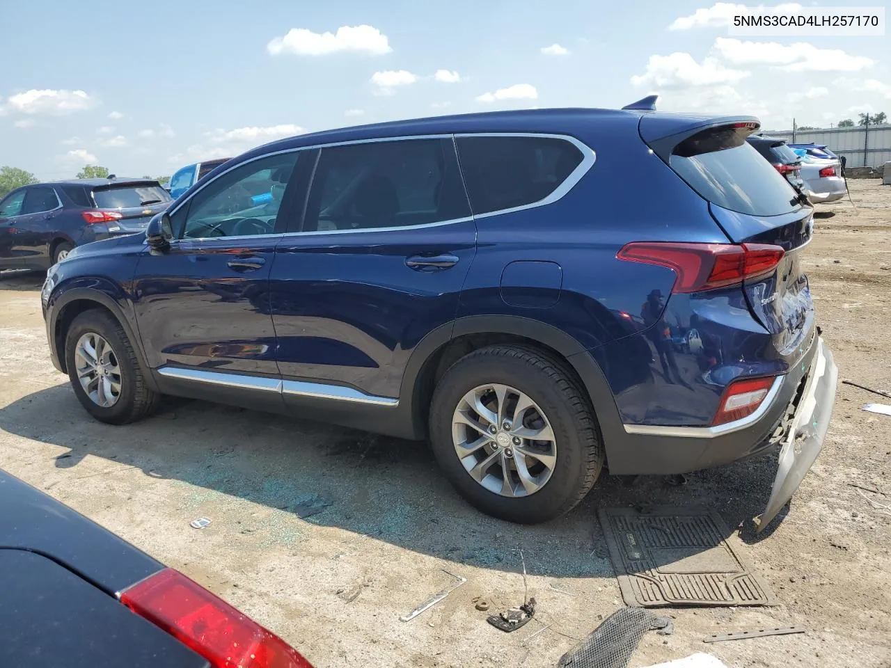 5NMS3CAD4LH257170 2020 Hyundai Santa Fe Sel