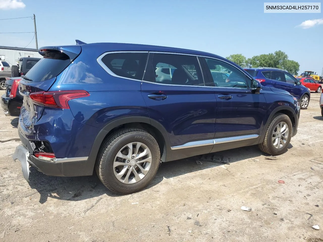 5NMS3CAD4LH257170 2020 Hyundai Santa Fe Sel