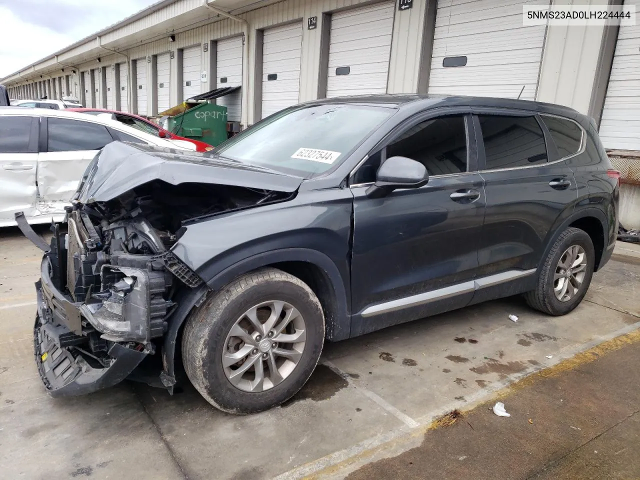 5NMS23AD0LH224444 2020 Hyundai Santa Fe Se