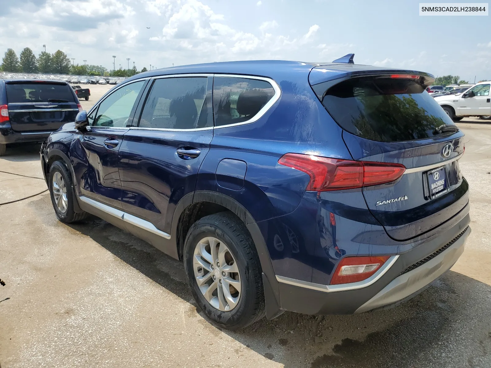 2020 Hyundai Santa Fe Sel VIN: 5NMS3CAD2LH238844 Lot: 62668354