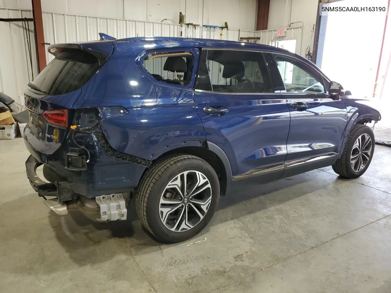 2020 Hyundai Santa Fe Limited VIN: 5NMS5CAA0LH163190 Lot: 62857344