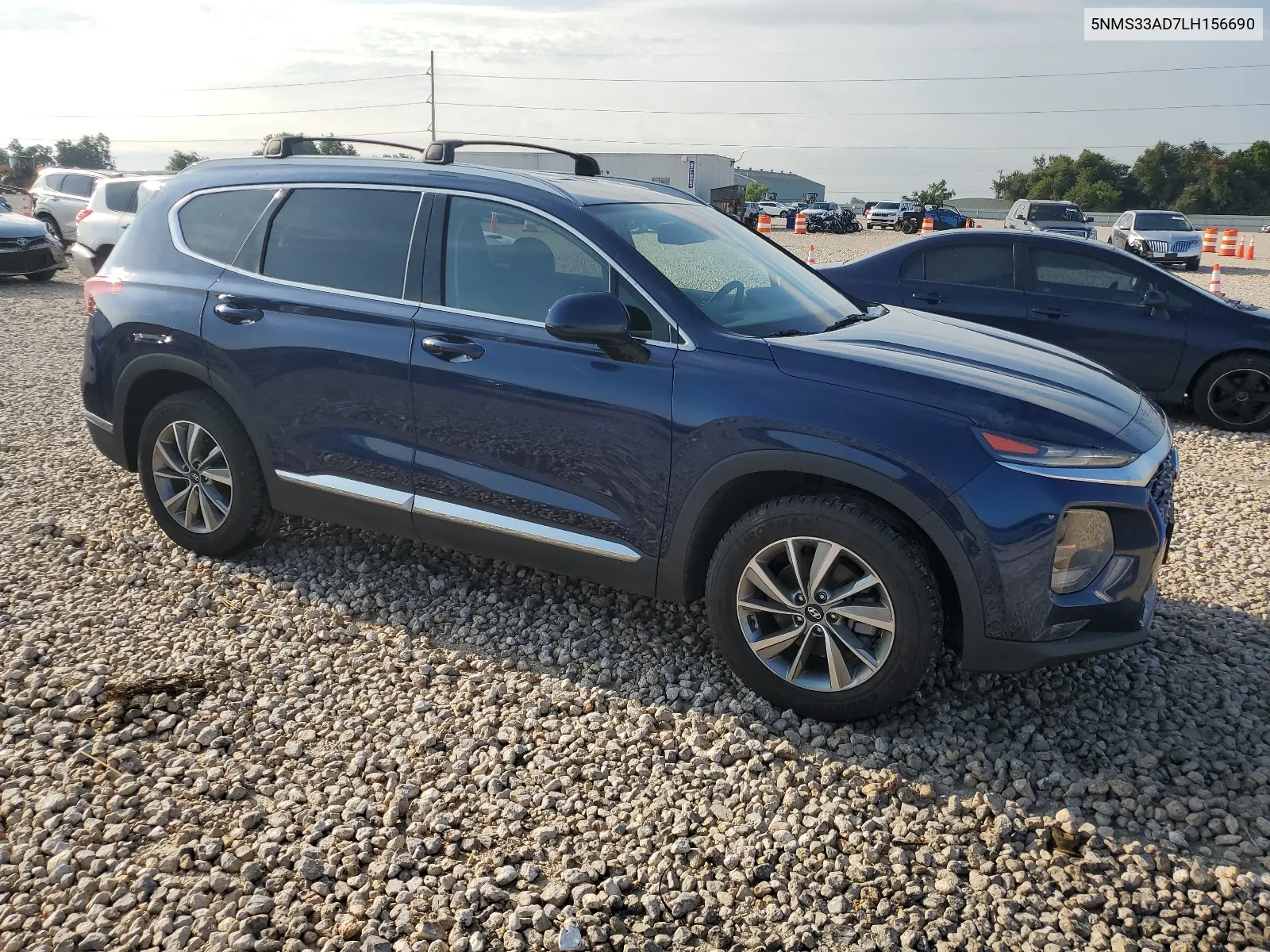 2020 Hyundai Santa Fe Sel VIN: 5NMS33AD7LH156690 Lot: 63589594