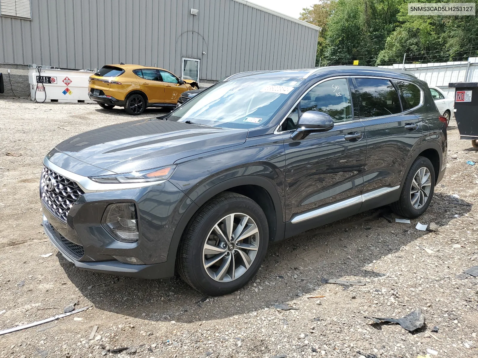 2020 Hyundai Santa Fe Sel VIN: 5NMS3CAD5LH253127 Lot: 63622354