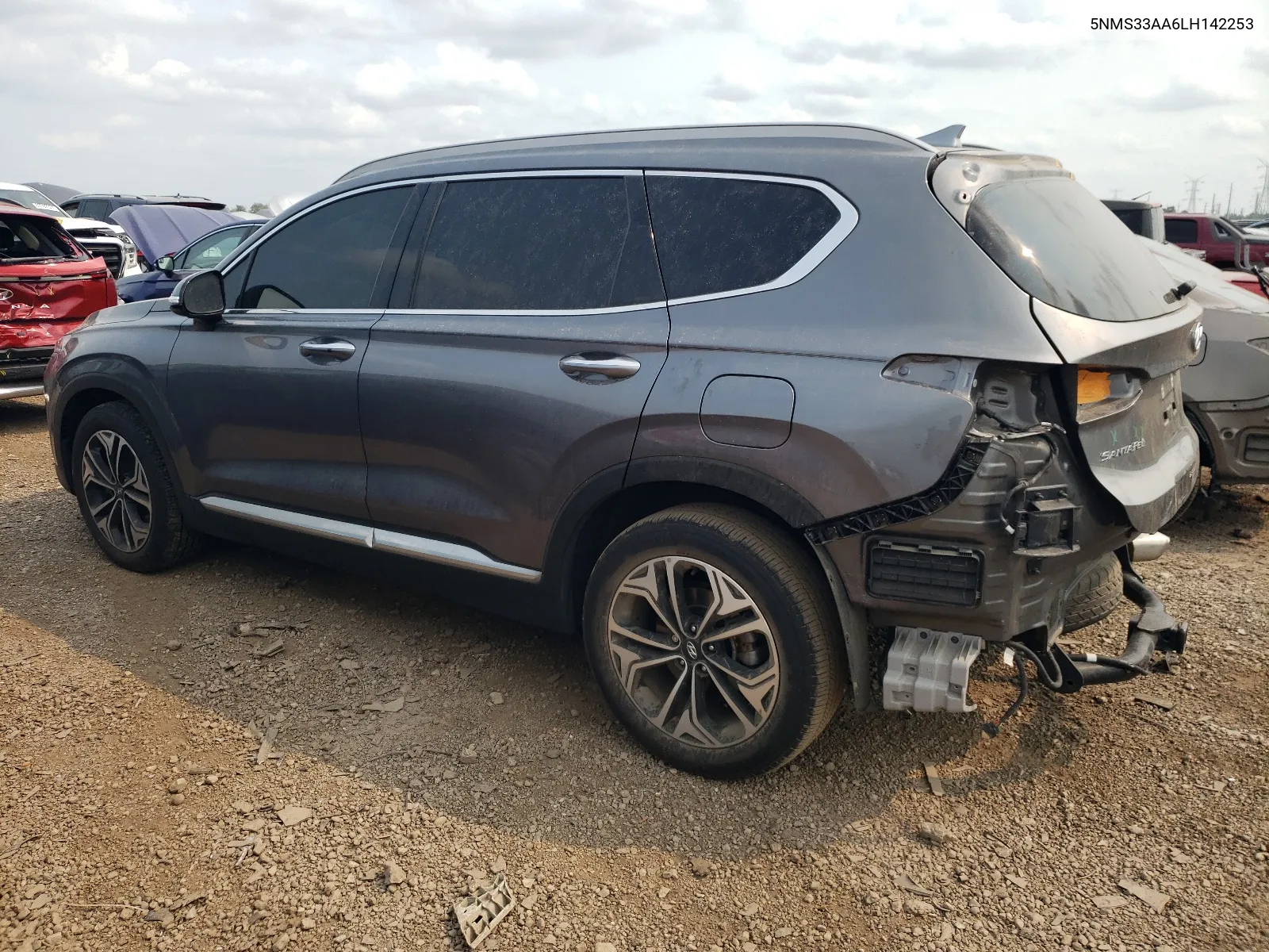 2020 Hyundai Santa Fe Sel VIN: 5NMS33AA6LH142253 Lot: 64073624