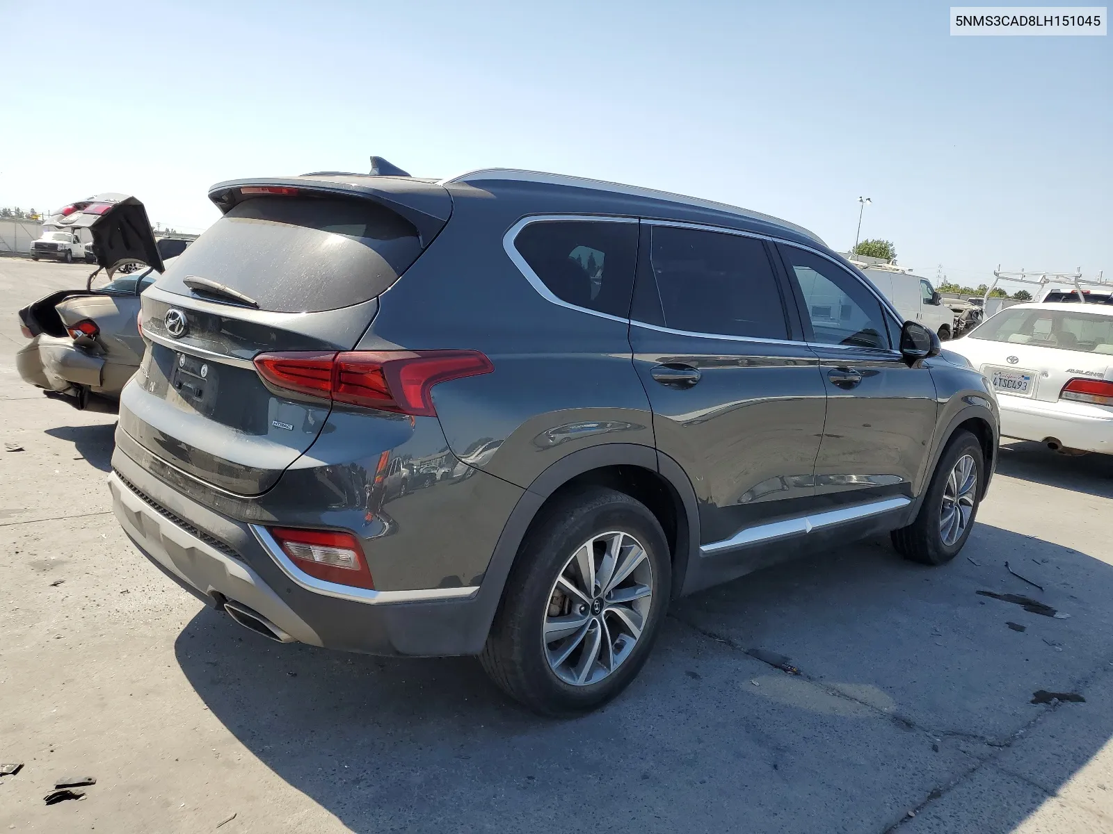 5NMS3CAD8LH151045 2020 Hyundai Santa Fe Sel