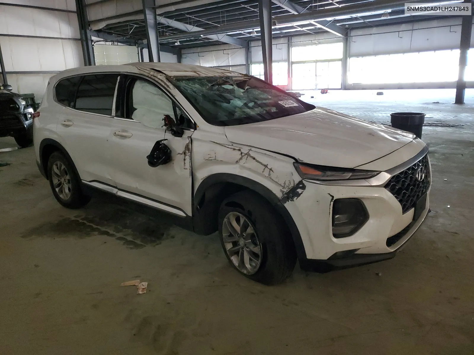 5NMS3CAD1LH247843 2020 Hyundai Santa Fe Sel