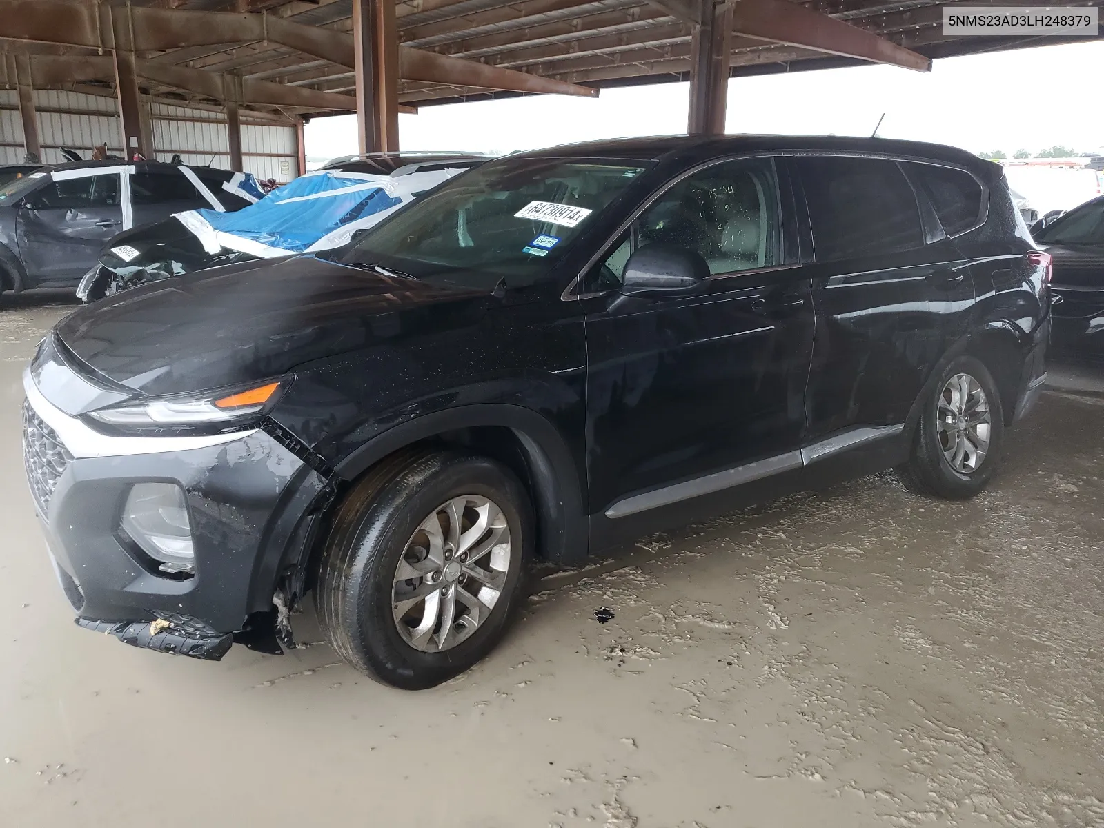 2020 Hyundai Santa Fe Se VIN: 5NMS23AD3LH248379 Lot: 64730914