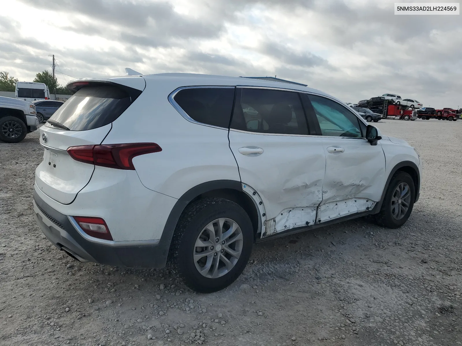 2020 Hyundai Santa Fe Sel VIN: 5NMS33AD2LH224569 Lot: 64909294