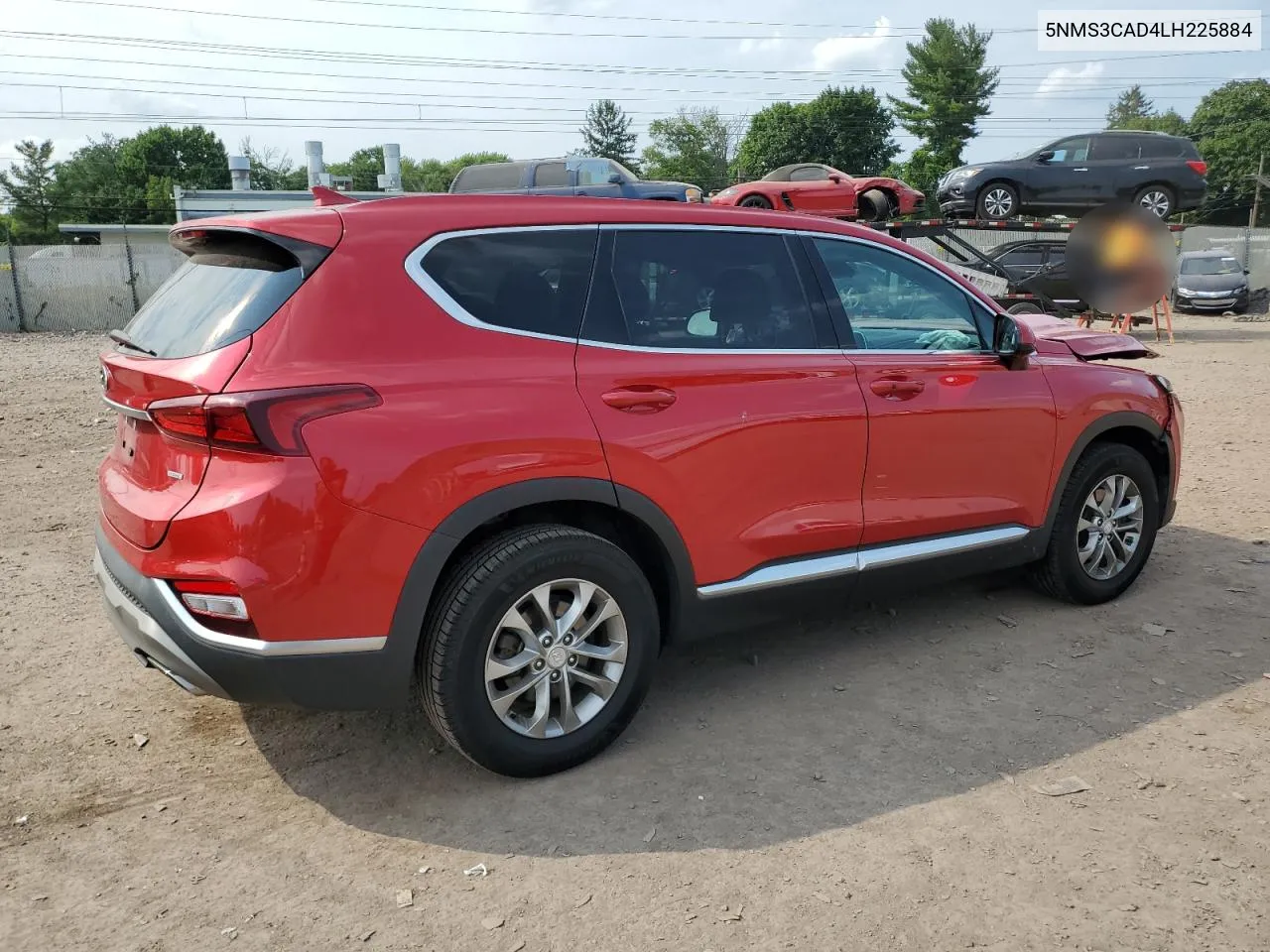 2020 Hyundai Santa Fe Sel VIN: 5NMS3CAD4LH225884 Lot: 65087704