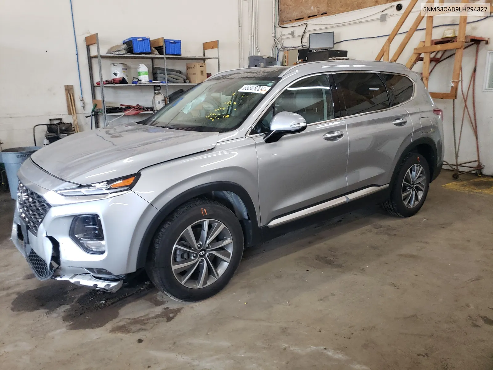 2020 Hyundai Santa Fe Sel VIN: 5NMS3CAD9LH294327 Lot: 65386004