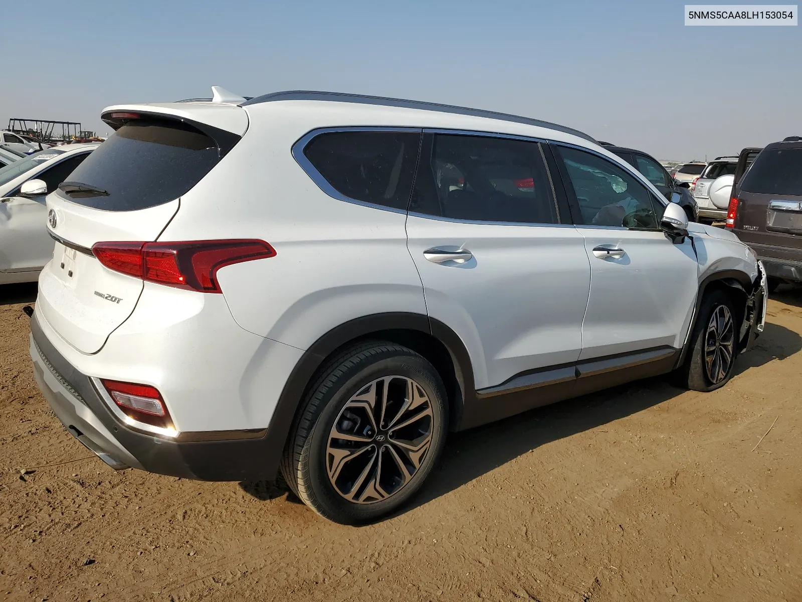 2020 Hyundai Santa Fe Limited VIN: 5NMS5CAA8LH153054 Lot: 65408604