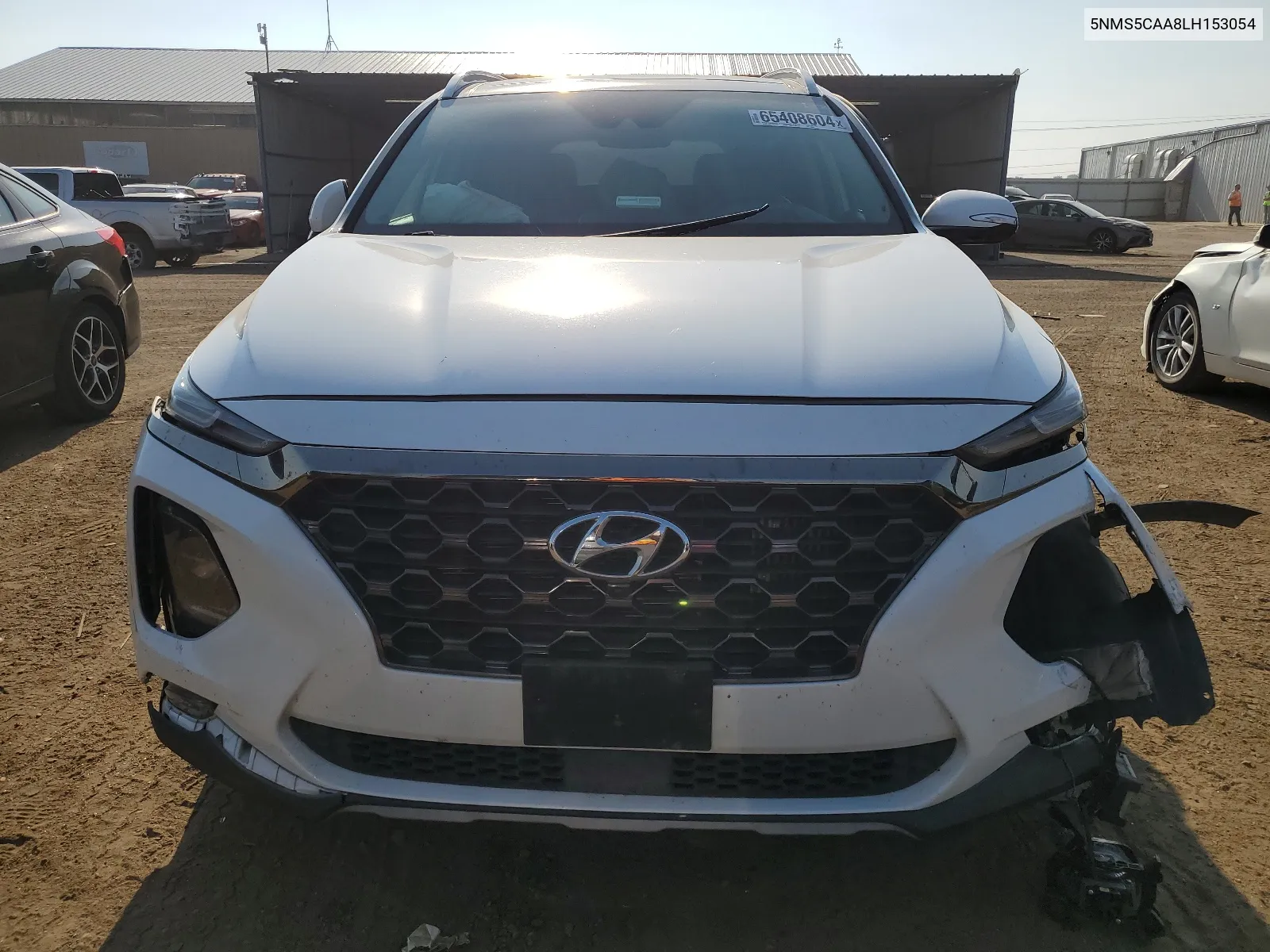 2020 Hyundai Santa Fe Limited VIN: 5NMS5CAA8LH153054 Lot: 65408604