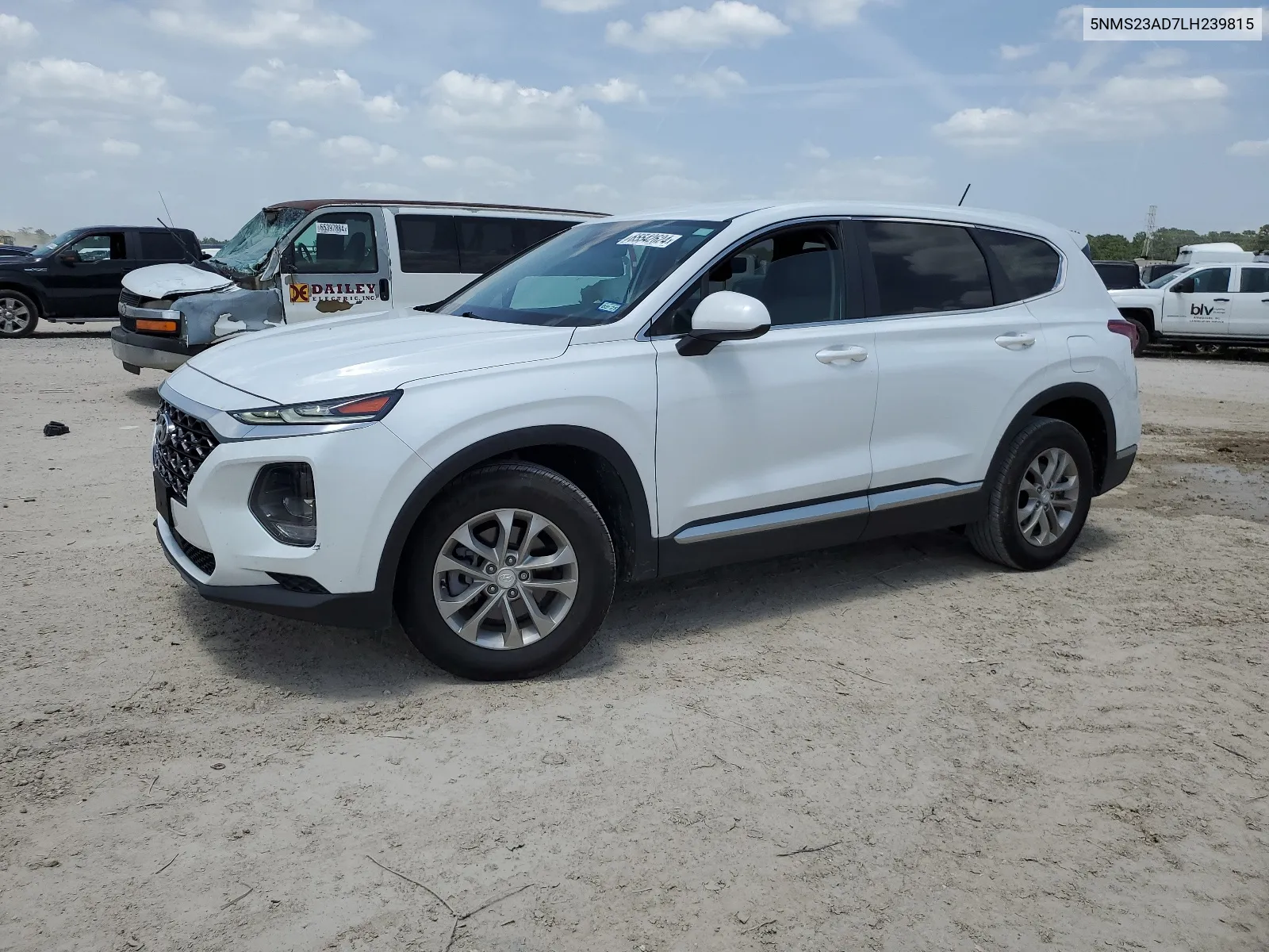 2020 Hyundai Santa Fe Se VIN: 5NMS23AD7LH239815 Lot: 65542624