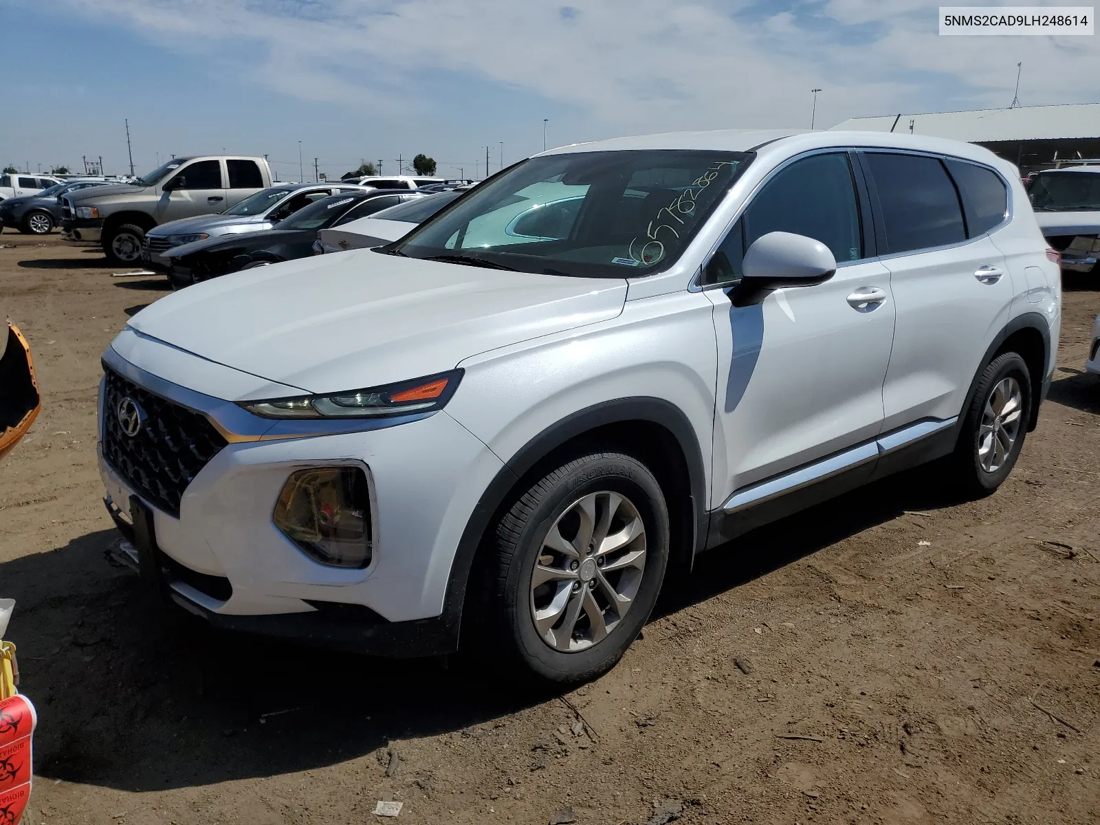 2020 Hyundai Santa Fe Se VIN: 5NMS2CAD9LH248614 Lot: 65782864