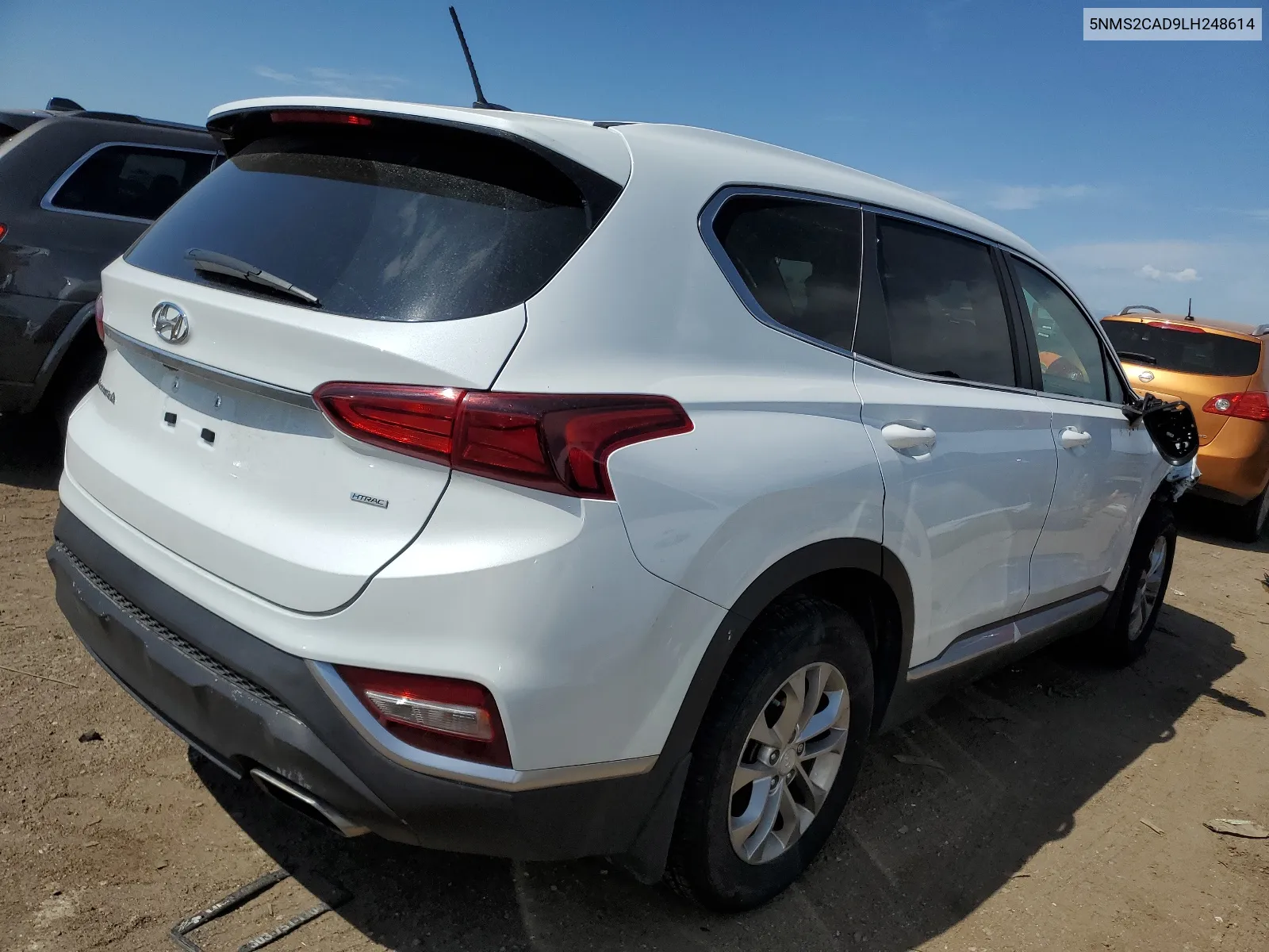 5NMS2CAD9LH248614 2020 Hyundai Santa Fe Se