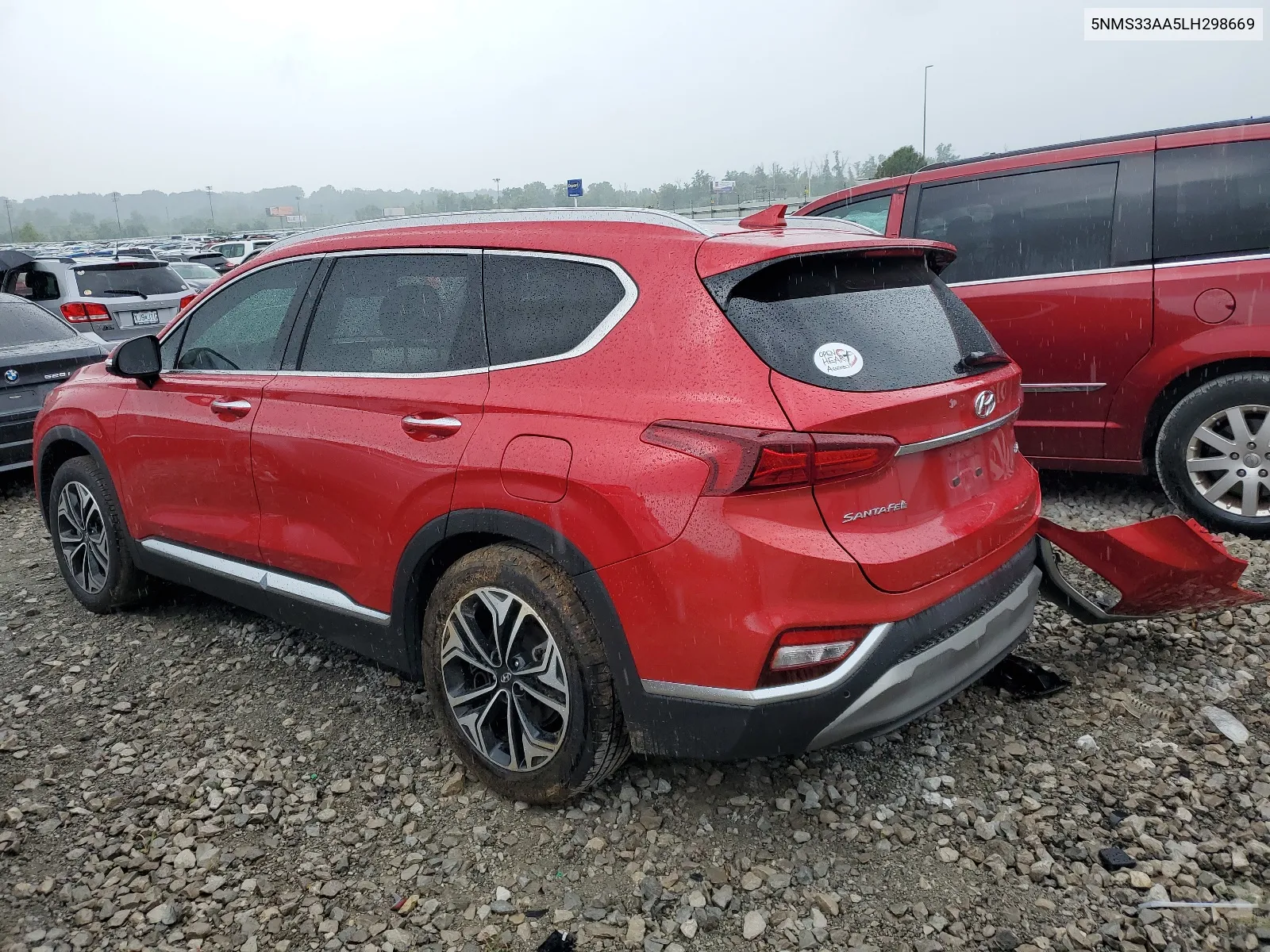 5NMS33AA5LH298669 2020 Hyundai Santa Fe Sel