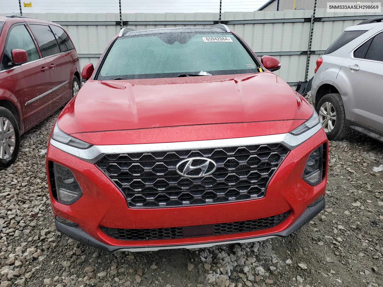 5NMS33AA5LH298669 2020 Hyundai Santa Fe Sel