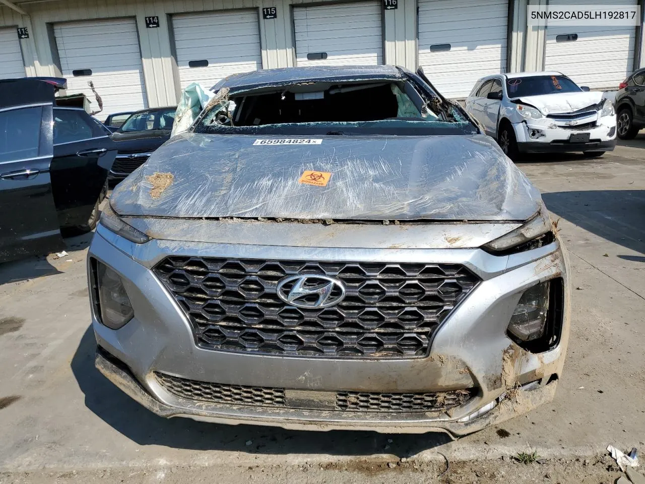 2020 Hyundai Santa Fe Se VIN: 5NMS2CAD5LH192817 Lot: 65984824