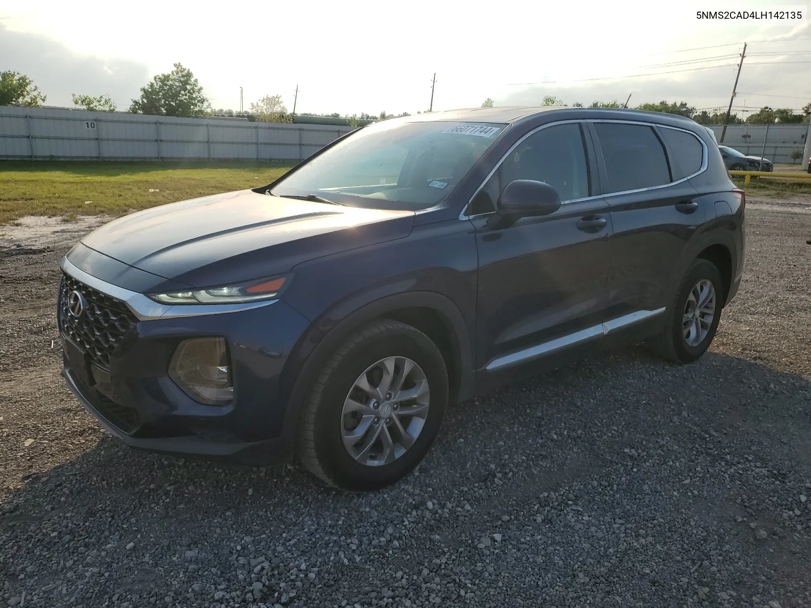 2020 Hyundai Santa Fe Se VIN: 5NMS2CAD4LH142135 Lot: 66071744