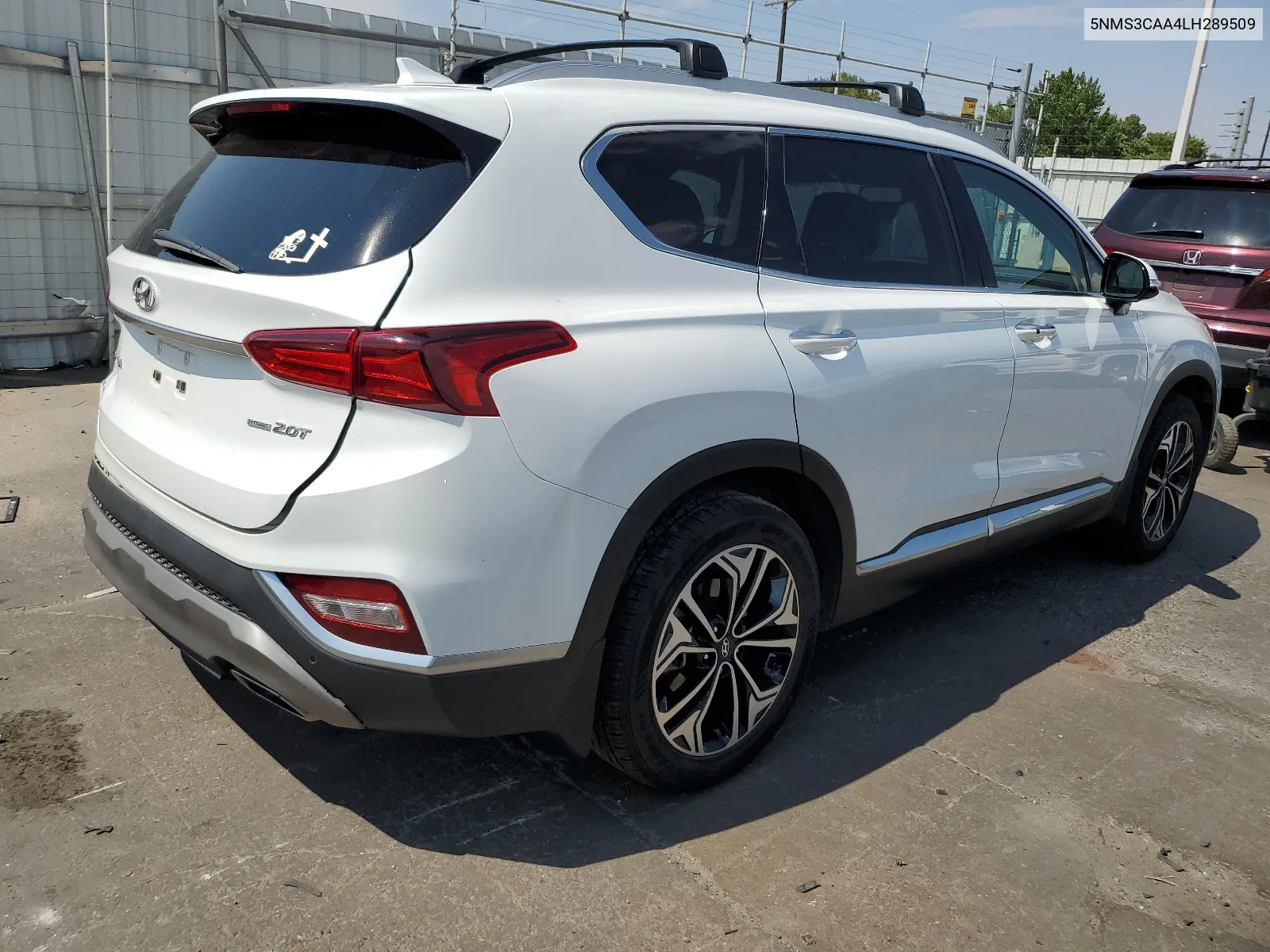 2020 Hyundai Santa Fe Sel VIN: 5NMS3CAA4LH289509 Lot: 66092844