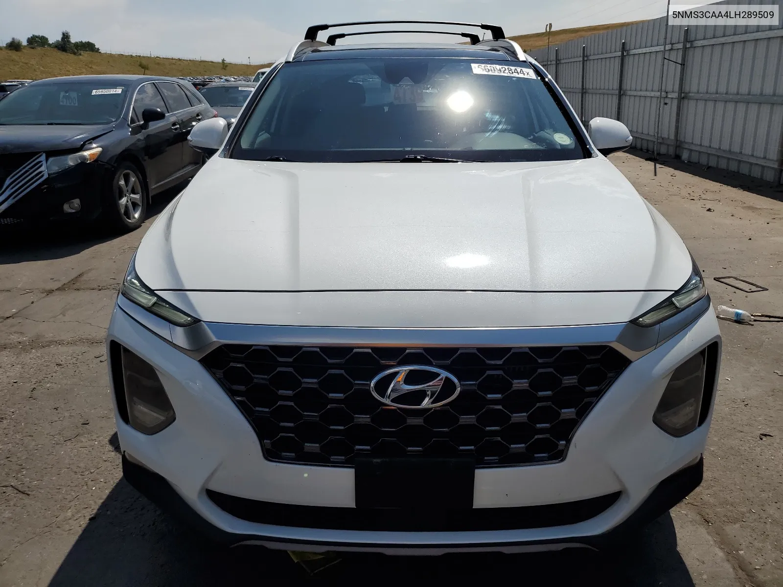 2020 Hyundai Santa Fe Sel VIN: 5NMS3CAA4LH289509 Lot: 66092844