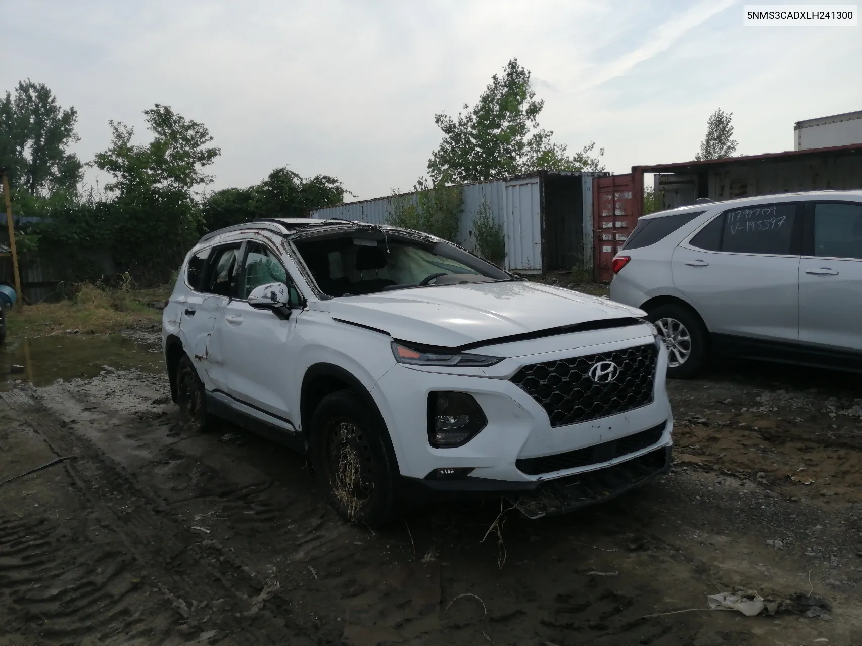 5NMS3CADXLH241300 2020 Hyundai Santa Fe Sel