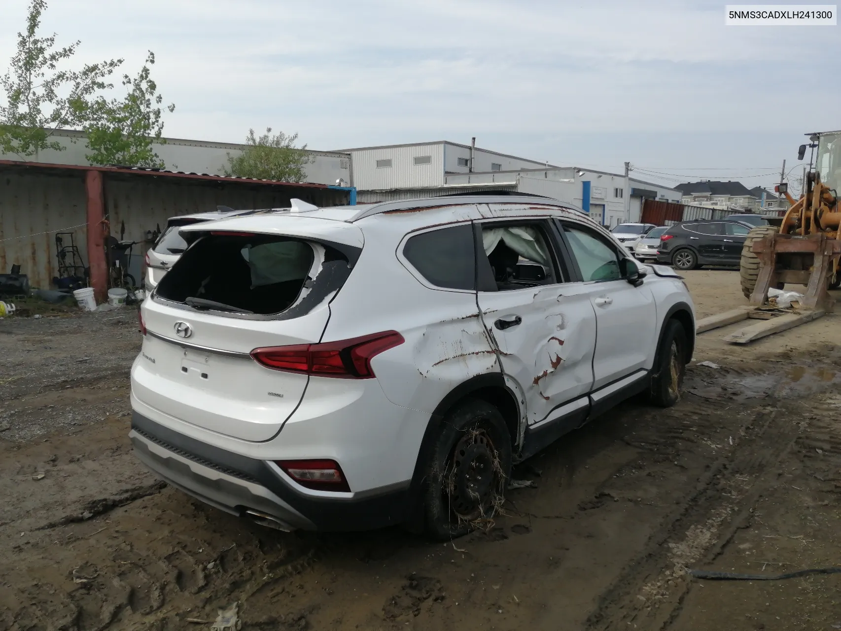 5NMS3CADXLH241300 2020 Hyundai Santa Fe Sel